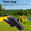 20pcs Camping Tent Tarp Clips Heavy Duty Windproof Clips Snaps Tent Tighten Hangers for Outdoors Travel Kits view 3
