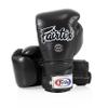 Fairtex BGV6 Angular Gloves: Premium Synthetic Leather Construction | Unique Design, Locked Thumb |Multi-Layer Padding |Ideal for Boxing, MMA, Kickboxing & More(Black/12oz) view 1