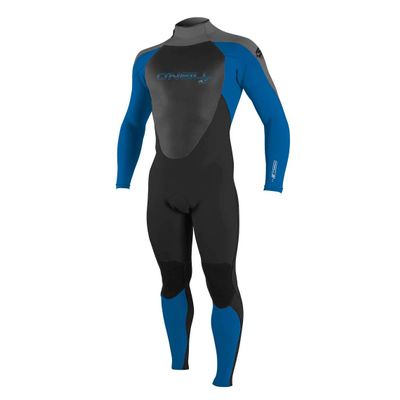 O'Neill Youth Epic 3:2mm Back Zip Full Wetsuit, Durable Warmth with Good Flexibility for Surfing and All Water Activities, Black/Ocean/Smoke, 6