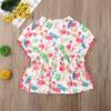 Little Girls Linen Cactus Flamingo Cover-up Beach Swimsuit Coverup Pompom Tassel Sundress (Flamingo, 2-3T) view 4