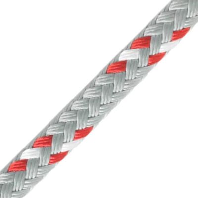 New England Ropes 3/8in - 10mm Viper Braid Red Fleck 20 Feet Long