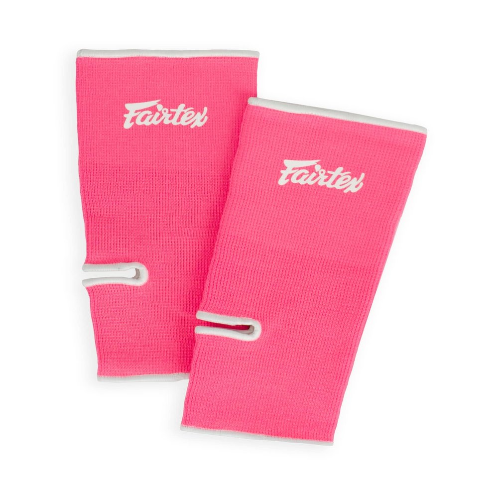Fairtex AS1 Ankle Guard - Premium Ankle support for Muay Thai, MMA & Kickboxing - Maximum Support & Comfort. Ideal for Intense Training(Pink/One Size)