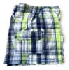 Toughskins Boys Plaid Shorts Size L (7) Green view 1