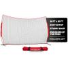 PowerNet Portable Sports Rebounder - Basketball, Volleyball, Soccer, Baseball, Softball and Lacrosse, Backyard & Garage Backstop, Indoor Outdoor Safety Net for Protection (16 x 10 FT, Red) view 1