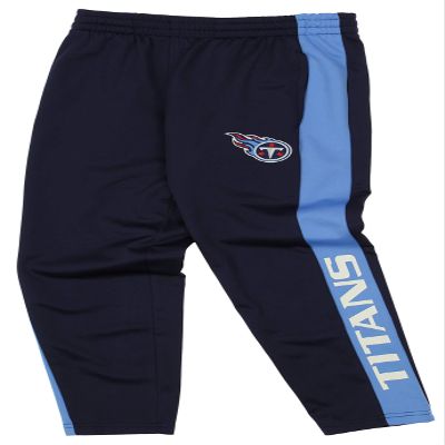 Outerstuff NFL Youth Boys (8-20) Side Stripe Slim Fit Performance Pant, Tennessee Titans Large (14-16)