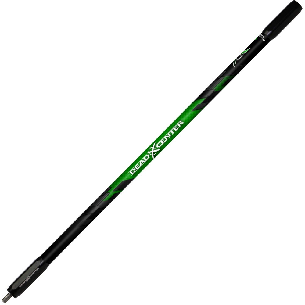 Dead Center Archery Products Diamond Series Carbon Stabilizer (Green, 28)