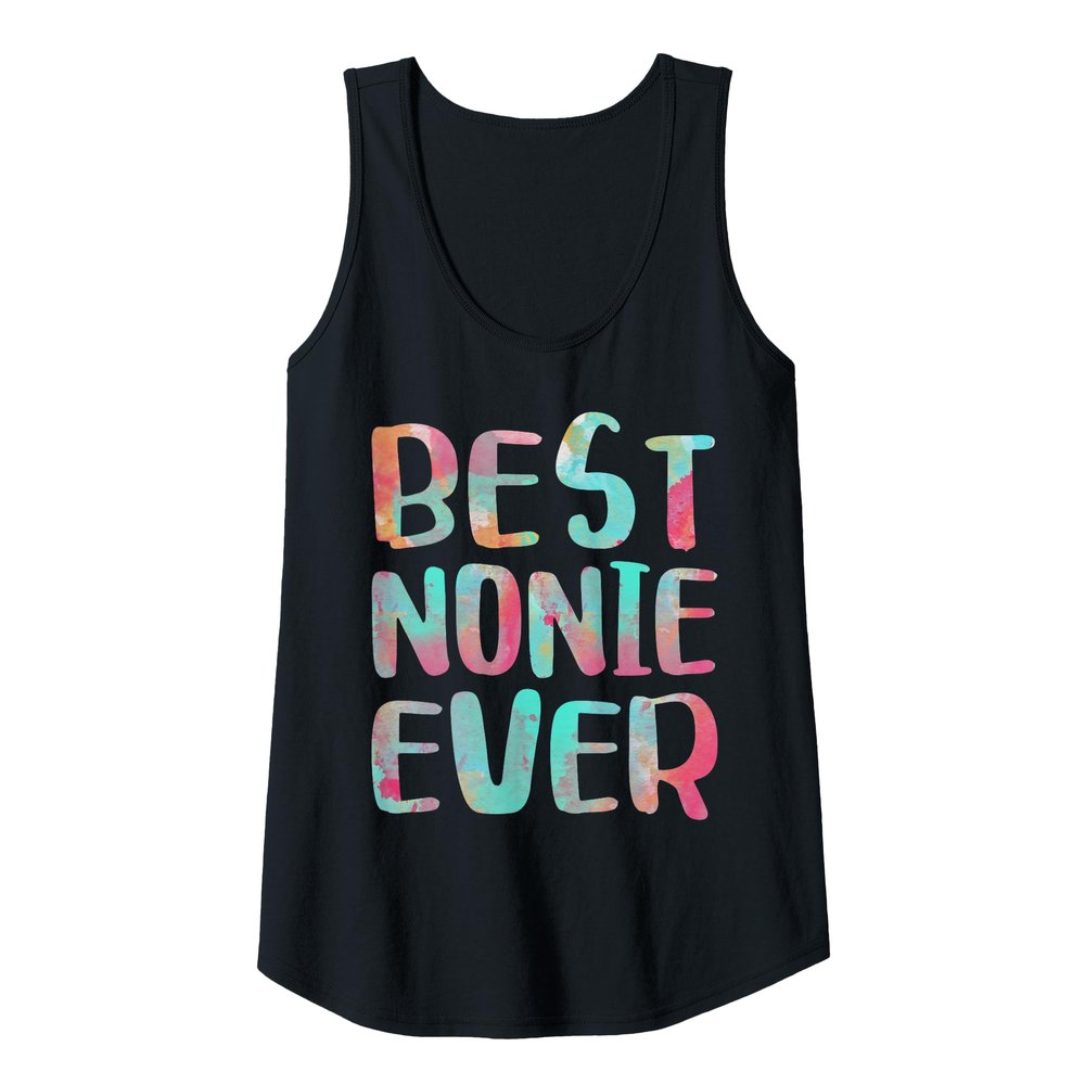 Womens Best Nonnie Ever Shirt Italian Grandma Women Mothers Day Tank Top