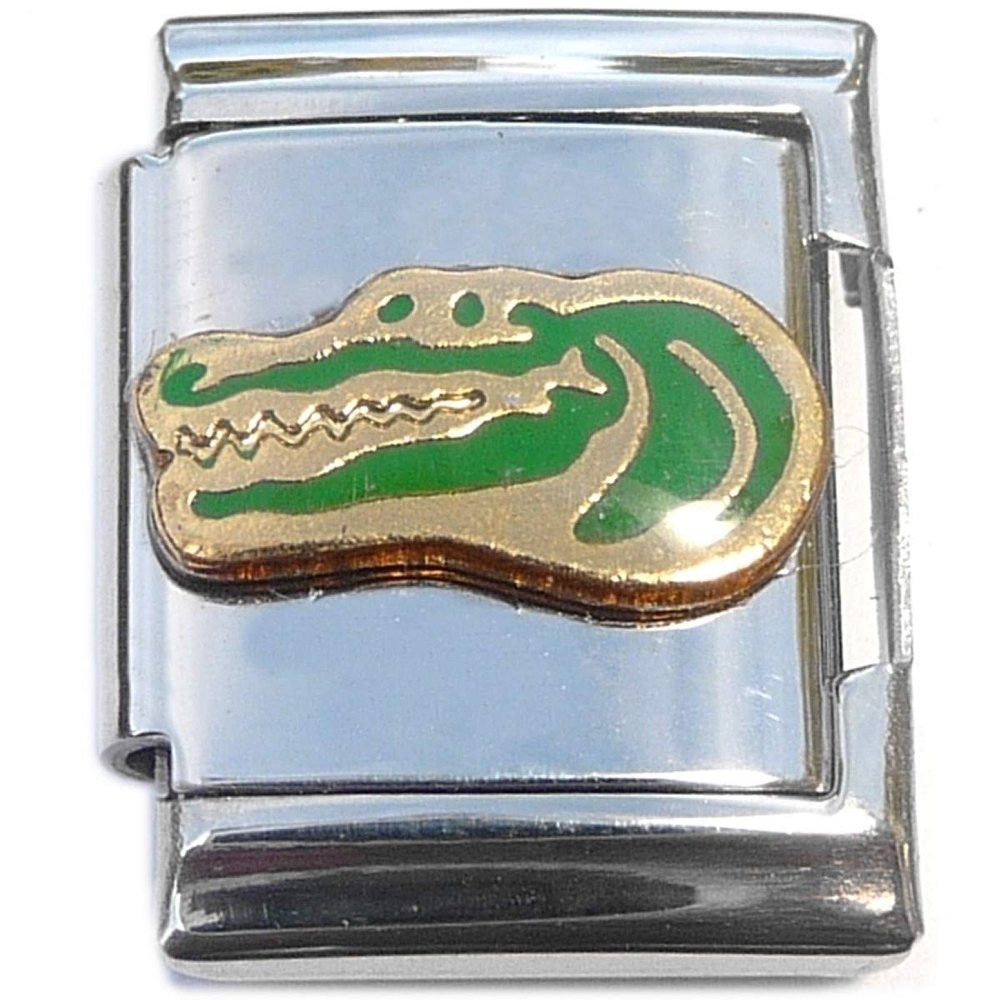 Alligator 13mm Italian Charm (not compatible with smaller 9mm charms)