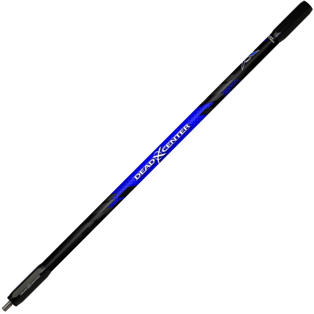 Dead Center Archery Products Diamond Series Carbon Stabilizer (Blue, 28)