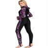 Cokarsey Women's Long Swimsuit One Piece Long Sleeve Sun Protection Rash Guard with Hood view 3
