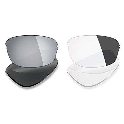 Mryok 2 Pair Polarized Replacement Lenses for Oakley Half Wire 2.0 Sunglass - Options