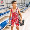 4 Time All American Sublimated Wrestling Singlet  Stitched & Durable Mens Singlet  Singlet for Wrestling, MMA & Powerlifting Wrestling Singlet Youth Boys (Camo Red, M 121-155 lbs.) view 4