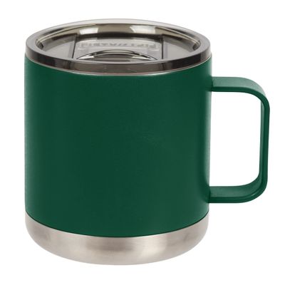 FIFTY/FIFTY 15oz - Forest Green Camp Mug with Slide Lid