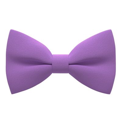 Bow Tie House Men's Classic Pre-Tied Bow Tie Formal Solid Tuxedo (Large, Lilac Bouquet)