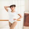 DANSHOW Women Short Sleeve Ballet Leotards for Adult Dance(YW4027-S-07) view 4