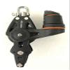 JZ Sailboat 1 3/8" Single Swivel Shackle Fiddle Becket Angle Fairlead Cleat Block view 2