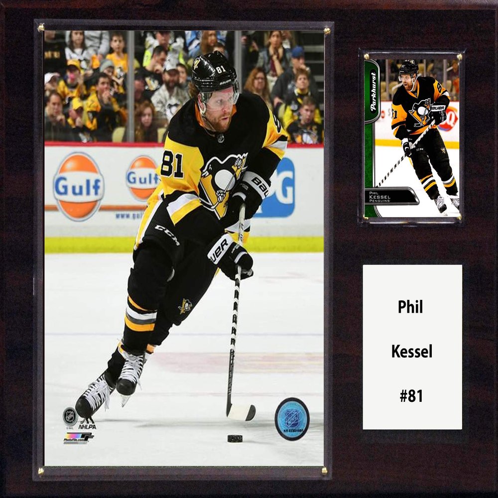 C&I Collectables NHL Pittsburgh Penguins Mens 1215KESSELPITTNHL 12"x15" Phil Kessel Pittsburgh Penguins Player Plaque, Brown, N/A