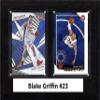 C&I Collectables NBA Detroit Pistons Mens 68BLGRIFFENDETNBA 6"x8" Blake Griffen Detroit Pistons Two Card Plaque, Brown, N/A view 1
