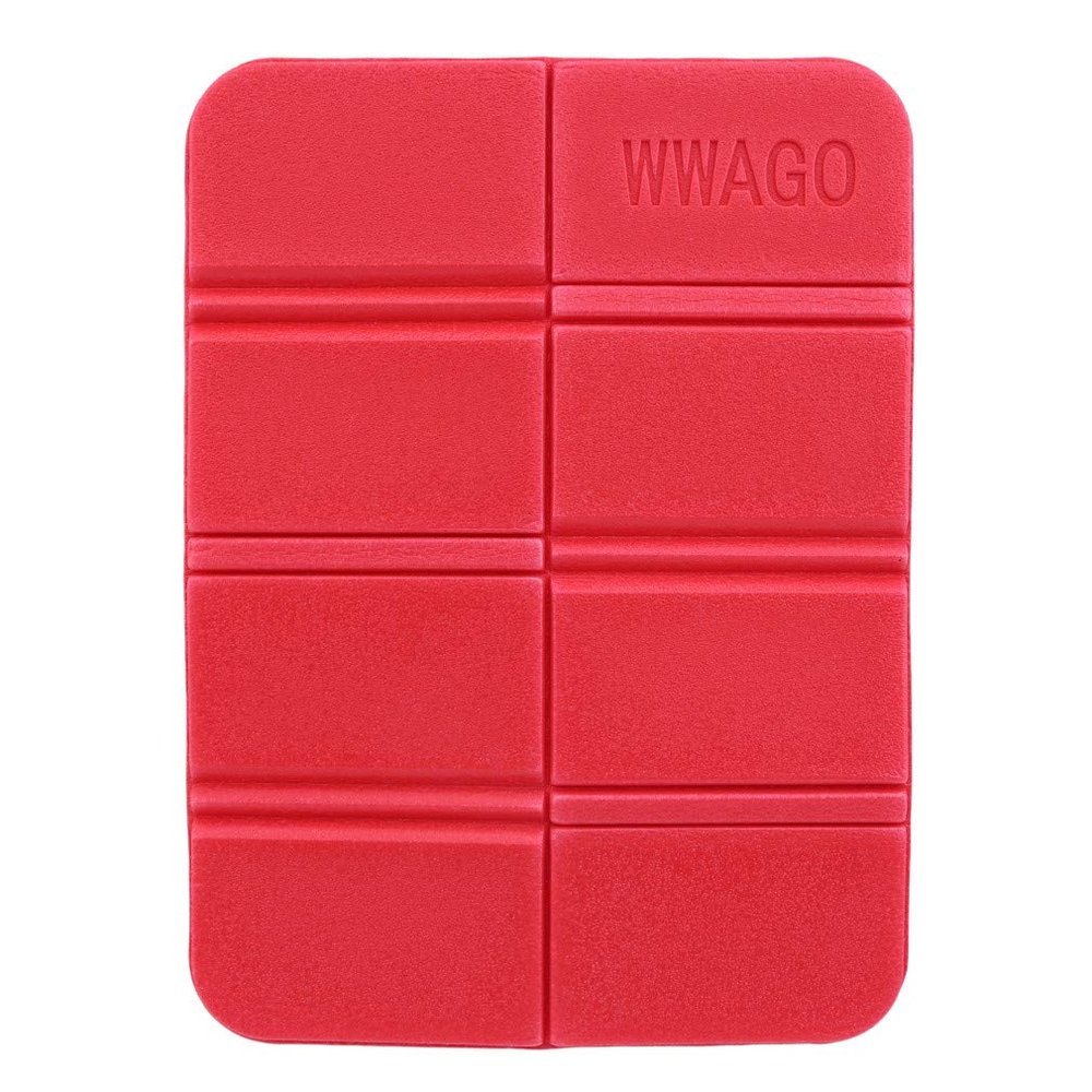 TraveT Foldable Folding Outdoor Camping Mat Seat XPE Cushion Portable Waterproof Chair Picnic Mat Pad,red