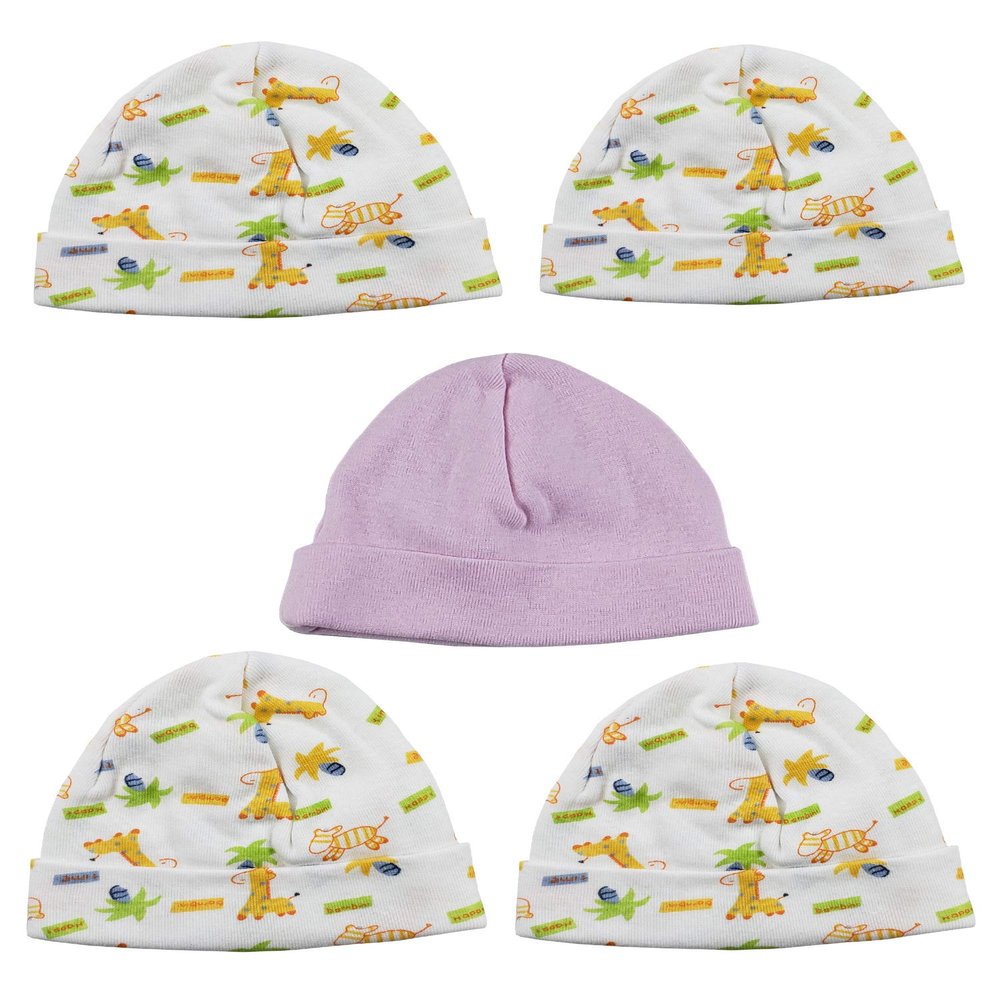 bambini Girls Baby Cap (Pack of 5)