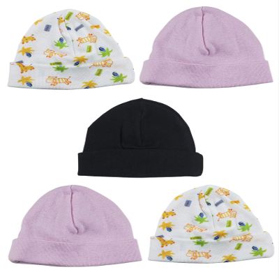 bambini Girls Baby Cap (Pack of 5)