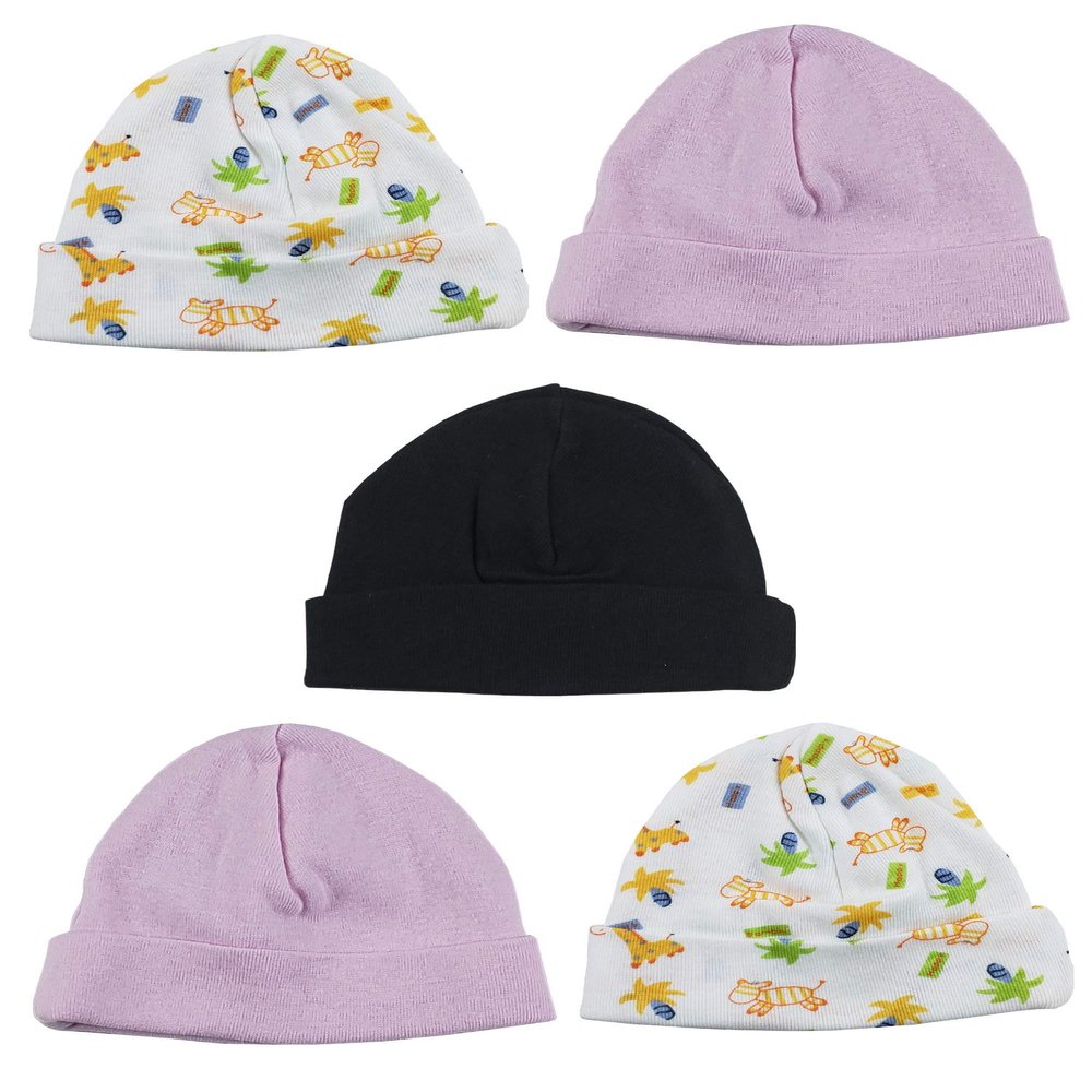 bambini Girls Baby Cap (Pack of 5)