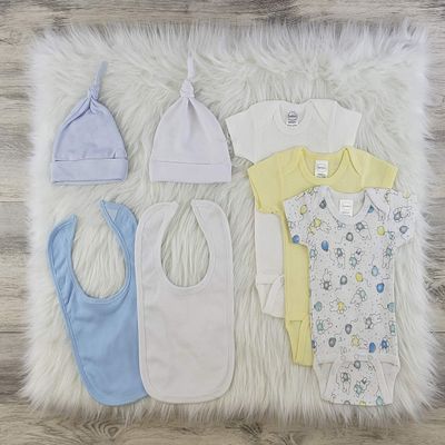 Bambini 7 Pc Layette Baby Clothes Set - Newborn