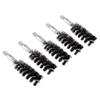 BOOSTEADY 5 Pcs Nylon Bristle Bore Gun Cleaning Brush for Pistol, 50 Professional Square Patches, .260/6.5MM, .17, .22, .357/9MM, .40, .45, .30 Caliber view 3