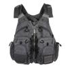 Fly Fishing Vest, Fishing Safety Life Jacket for Swimming Sailing Boating Kayak Floating Multifunction Breathable Backpack for Men and Women Vest/Kayak (Deep Gray, with Foam) view 1