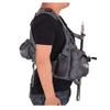 Fly Fishing Vest, Fishing Safety Life Jacket for Swimming Sailing Boating Kayak Floating Multifunction Breathable Backpack for Men and Women Vest/Kayak (Deep Gray, with Foam) view 4