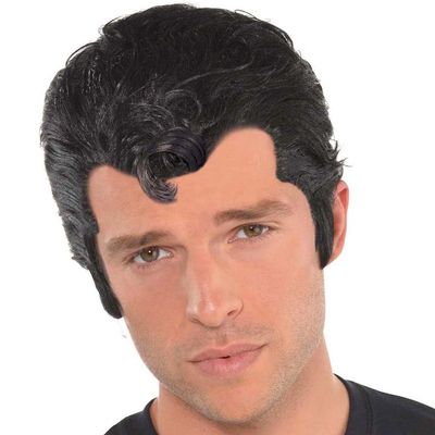 Amscan Unisex Adult Classic Grease Danny Costume Wig, Multicolor