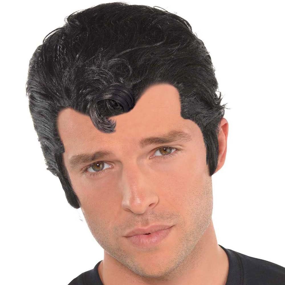 Amscan Unisex Adult Classic Grease Danny Costume Wig, Multicolor