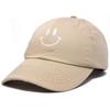DALIX Smile Baseball Cap Smiling Face Happy Dad Hat Men Women Teens in Khaki view 4