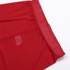 Awoscut Women See Through Sheer Mesh Pants Beach Swimsuit Bikini Bottom Cover up Party Club Elastic High Waist Wide Leg Pants D-red view 3
