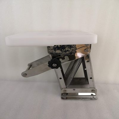 XM070052 Stainless Steel Outboard Motor Installation Bracket for Motor Under 25HP Motor Weight 60KG White Pad