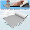 CHURERSHINING Boat Flooring Mat EVA Foam Boat Decking Marine Carpet Faux Teak Sea Decking Mat Non-Slip Self-Adhesive Flooring Material for Pontoon Yacht Surfboard Swim Platform RV Floor 94" x 35" view 2