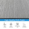CHURERSHINING Boat Flooring Mat EVA Foam Boat Decking Marine Carpet Faux Teak Sea Decking Mat Non-Slip Self-Adhesive Flooring Material for Pontoon Yacht Surfboard Swim Platform RV Floor 94" x 35" view 3