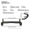 RXL SL Carbon Handlebars Road Bike Bicycle Drop Handlebars carbon road bike handlebars External Cables Gravel Drop Bars Black UD Matte 31.8x400mm Road Cycling Handlebars view 2