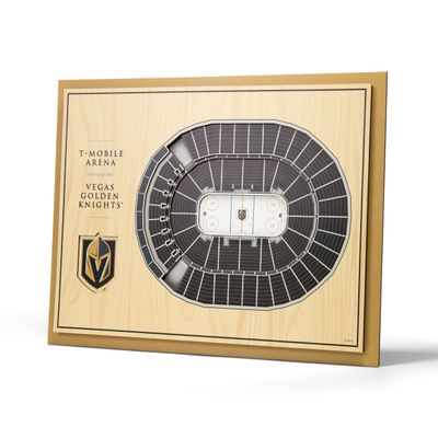 NHL Vegas Golden Knights 5-Layer StadiumViews 3D Wall Art - T-Mobile Arena