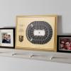 NHL Vegas Golden Knights 5-Layer StadiumViews 3D Wall Art - T-Mobile Arena view 2