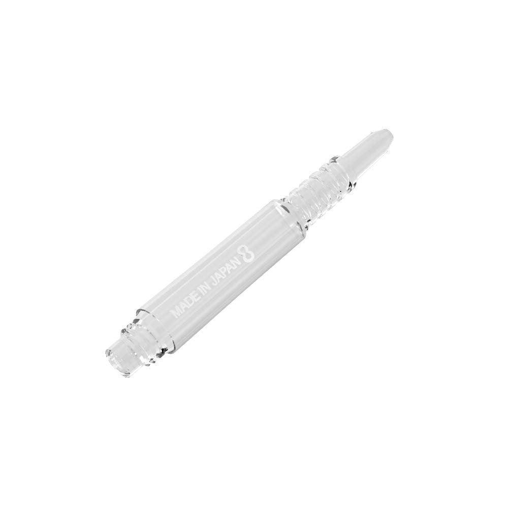 8 Flight Regular-Fixed Clear Short 19mm Pack of 3 Shafts