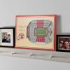 YouTheFan NCAA Utah Utes 5-Layer StadiumView 3D Wall Art - Rice-Eccles Stadium view 2