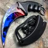TruBlu Supply Doppler Karambit Hawkbill Full Tang Neck Knife w/ABS Sheath (Limited Edition) (Marble Fade) view 1