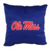 College Covers Everything Comfy Ole Miss Rebels 16" Decorative Pillow Reversible 2 Unique Sides view 1
