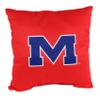 College Covers Everything Comfy Ole Miss Rebels 16" Decorative Pillow Reversible 2 Unique Sides view 2