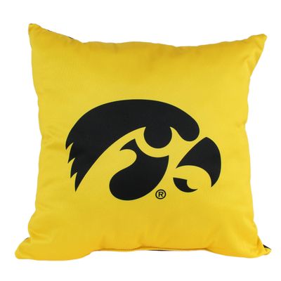 College Covers Everything Comfy Iowa Hawkeyes 16" Decorative Pillow Reversible 2 Unique Sides