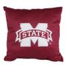 College Covers Everything Comfy Mississippi State Bulldogs 16" Decorative Pillow Reversible 2 Unique Sides view 1