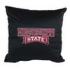 College Covers Everything Comfy Mississippi State Bulldogs 16" Decorative Pillow Reversible 2 Unique Sides view 2