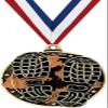Mud Run Medals, 2" Gold Mud Racing Medal Award with Free Custom Engraving 10 Pack view 1