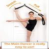 Leg Stretch Band - To Improve Leg Stretching - Easy Install on Door - Perfect Home Equipment For Ballet, Dance And Gymnastic Exercise Flexibility Stretching Strap Foot Stretcher Bands (purple) view 3